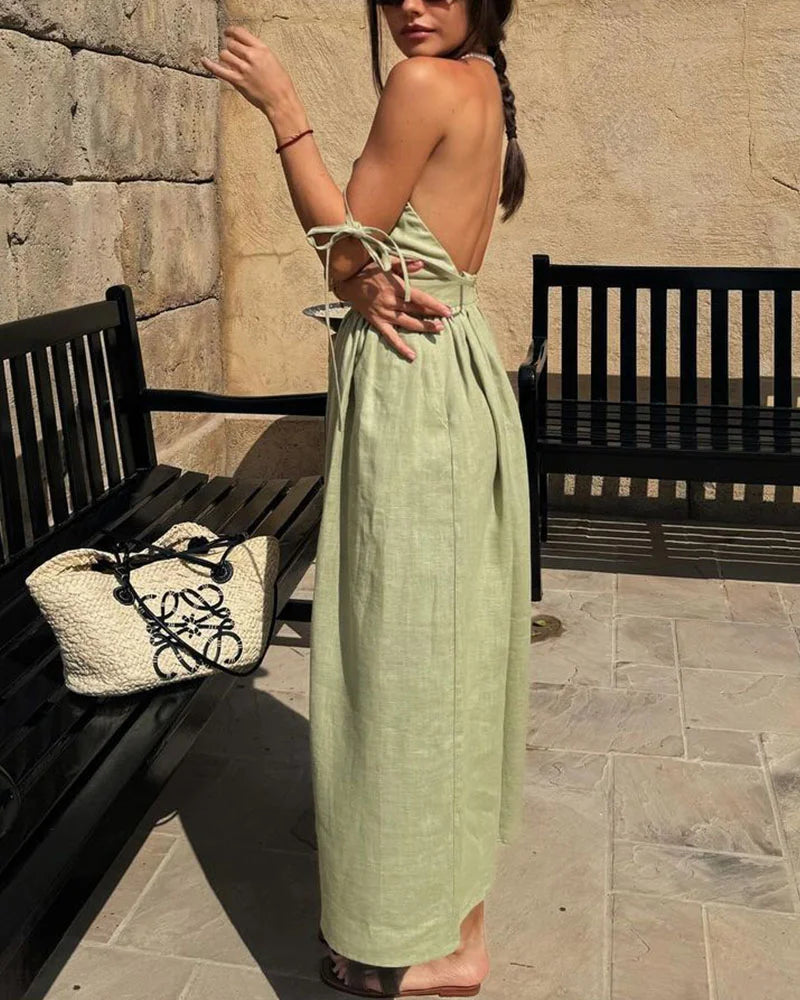 Faelinn | Comfy strapless backless dress