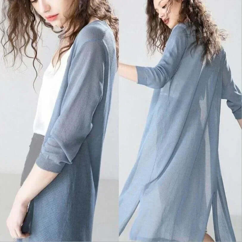 Women's Lightweight Knit Open Cardigan