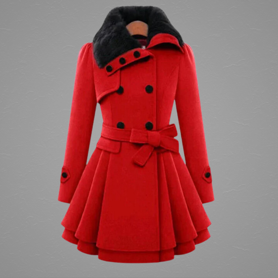 Saiden | Women's Fluffy Long Coat | Winter