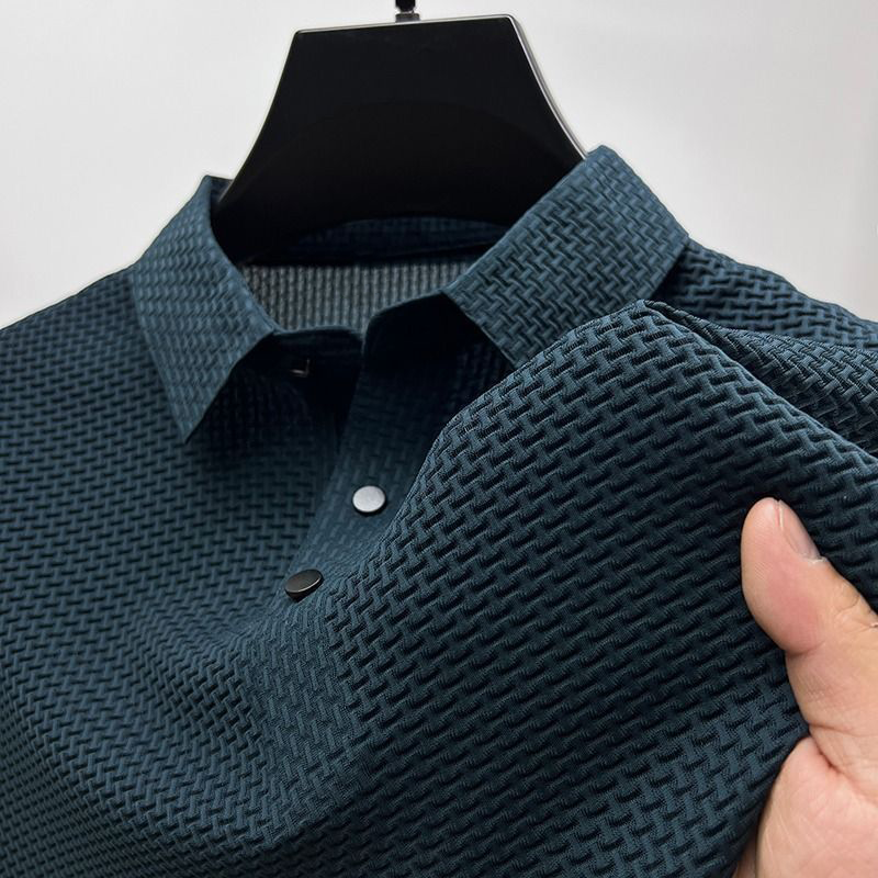Owen - High quality silk polo shirt