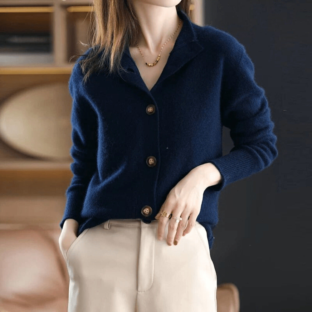 Melissa | Women's Knitted Cardigan | Button Down
