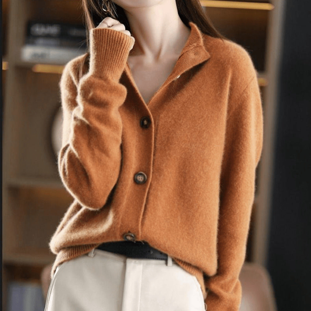 Melissa | Women's Knitted Cardigan | Button Down