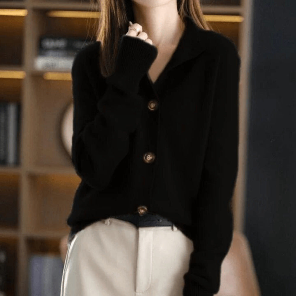 Melissa | Women's Knitted Cardigan | Button Down