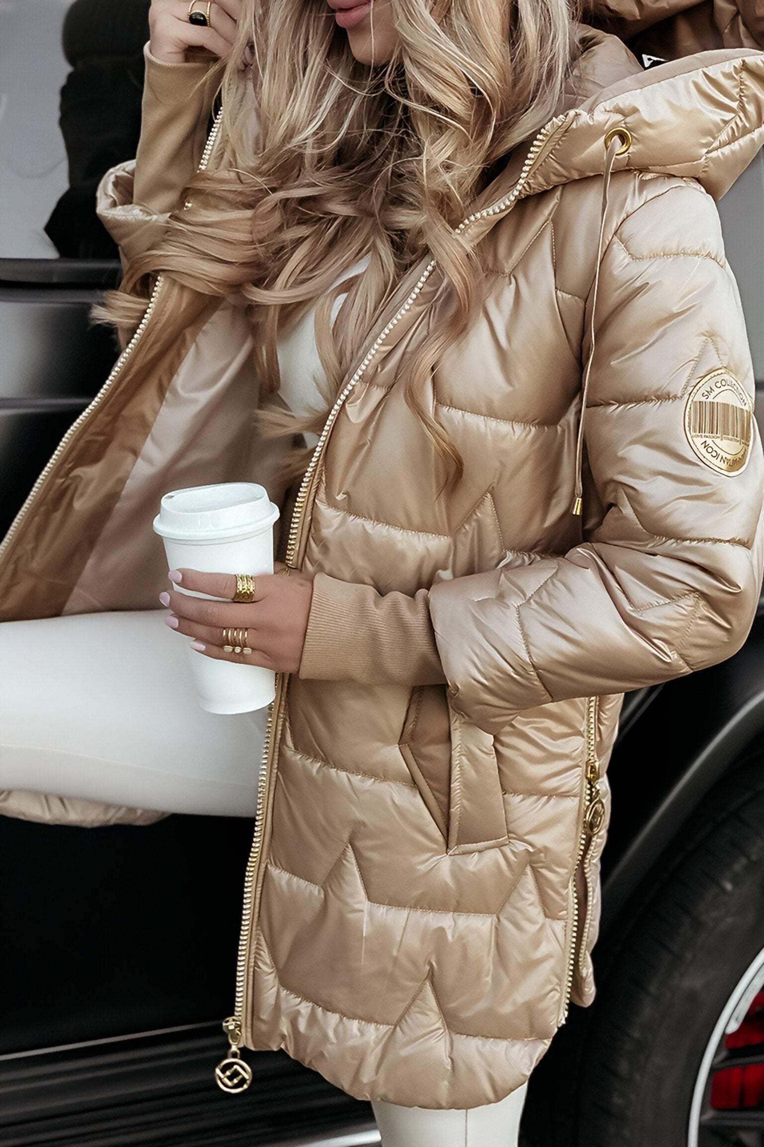 Clara | Women's Elegant Hooded Jacket - Chic & Comfortable