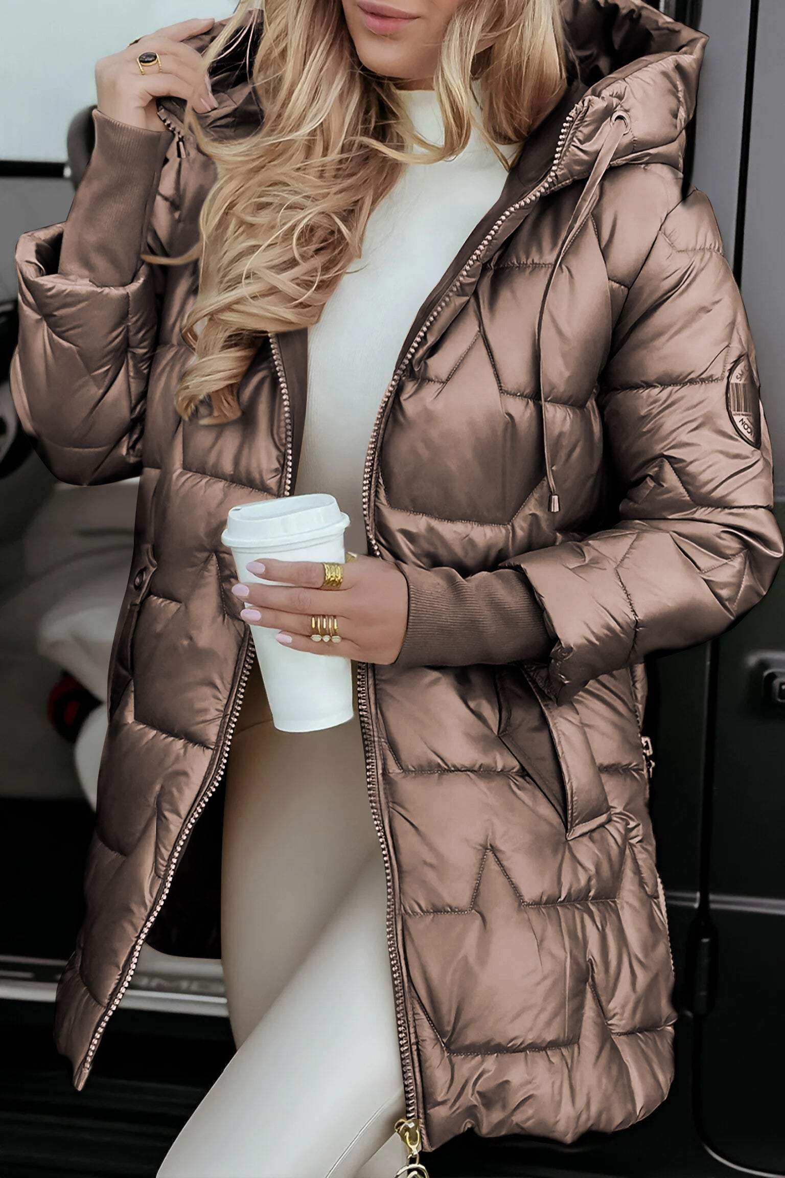 Clara | Women's Elegant Hooded Jacket - Chic & Comfortable