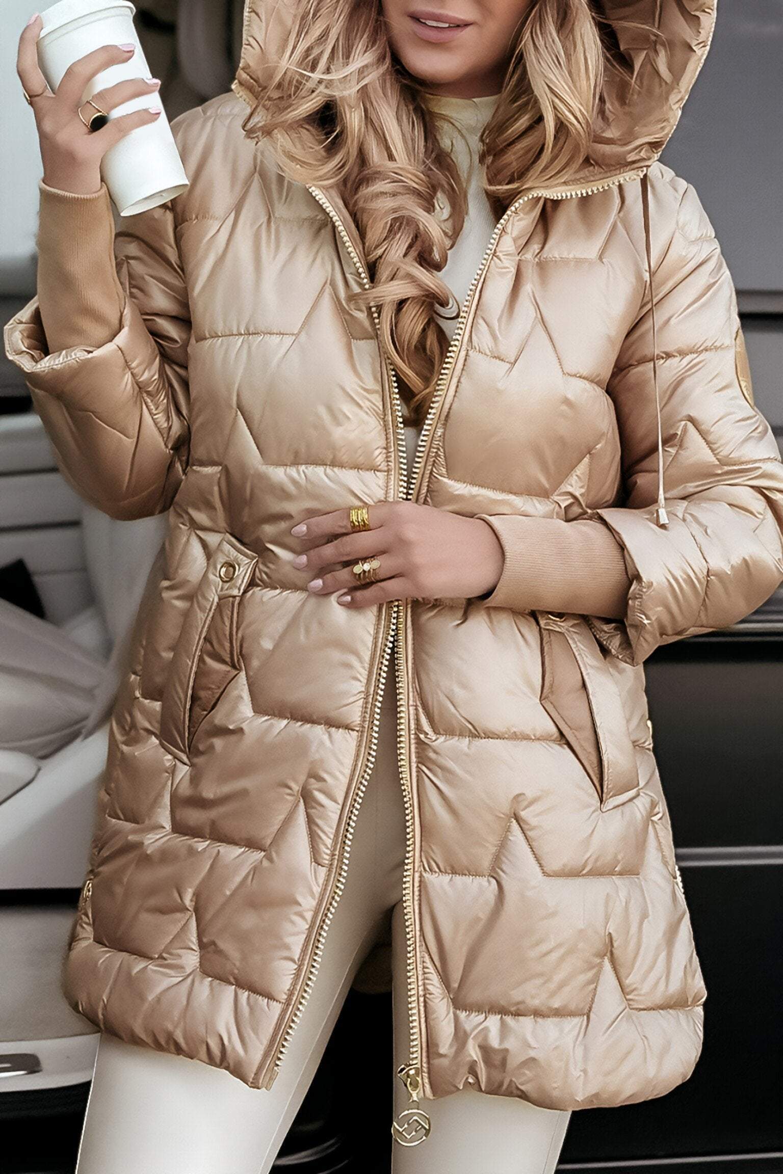 Clara | Women's Elegant Hooded Jacket - Chic & Comfortable