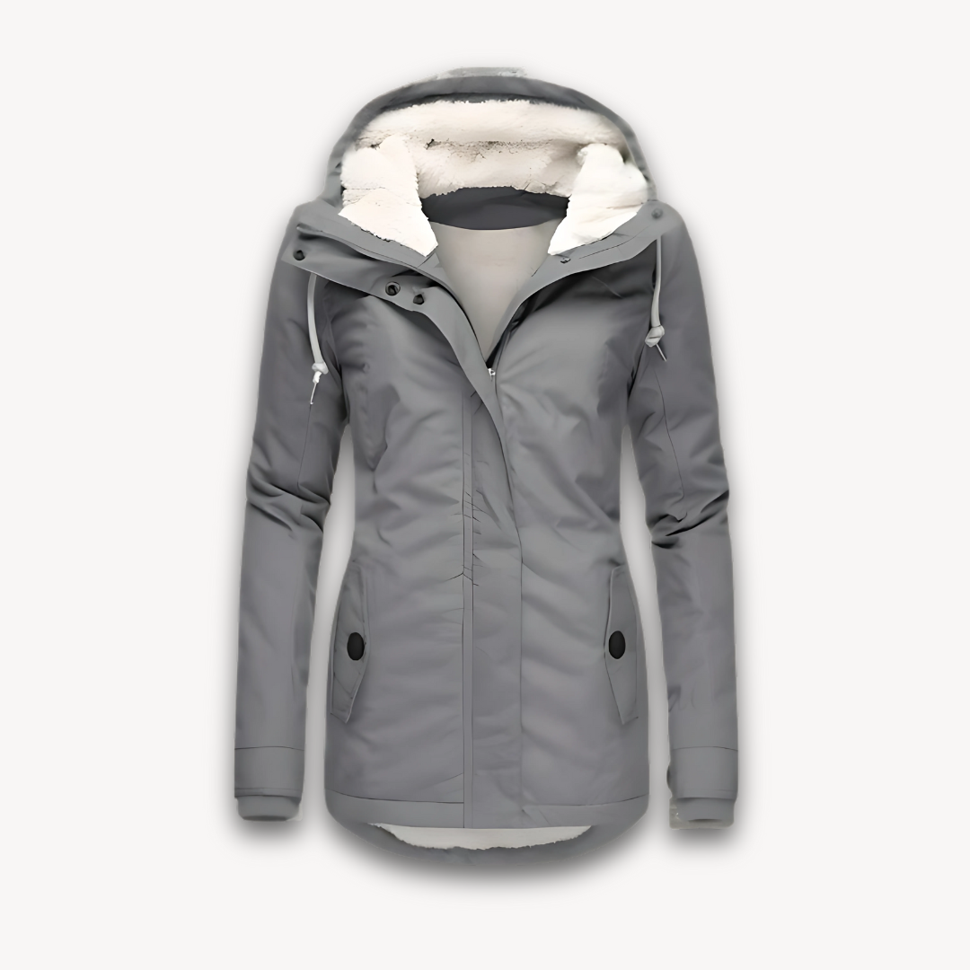 Loravelle | Women's Waterproof Winter Jacket with Faux Fur Lining