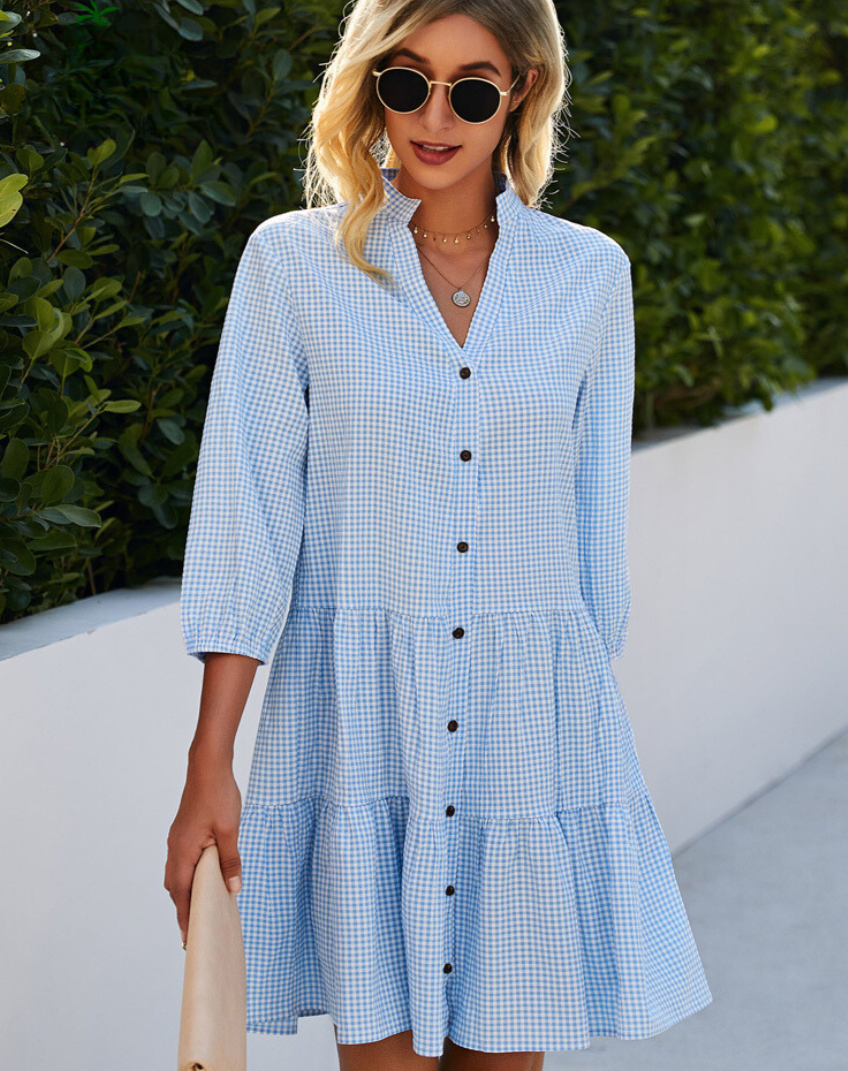 Ondine - Casual button summer dress