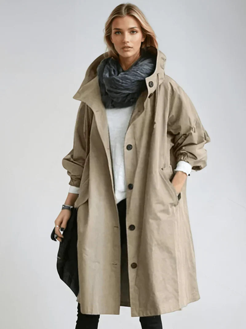 Waterproof lightweight coat for women