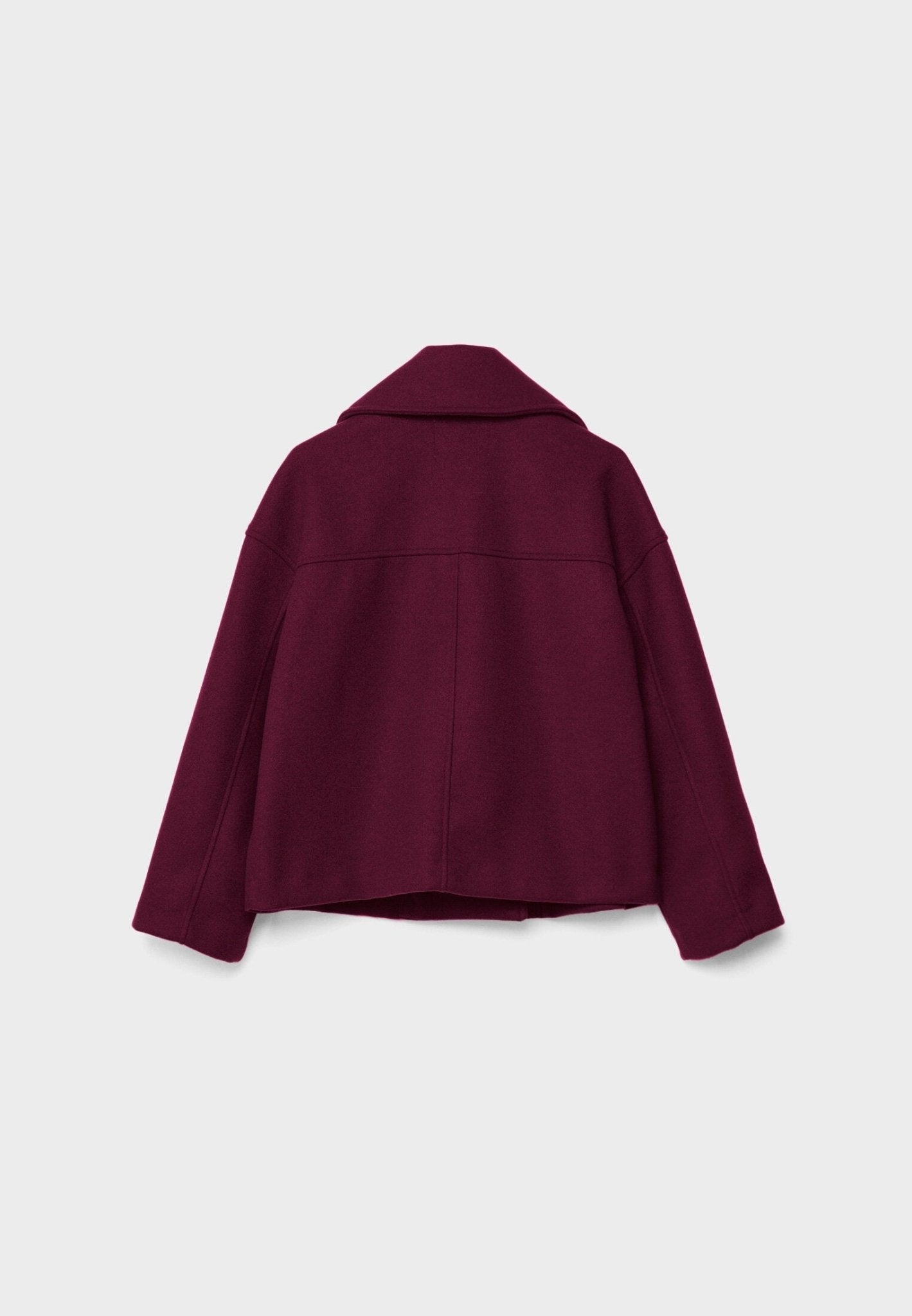 Short double-breasted jacket for women