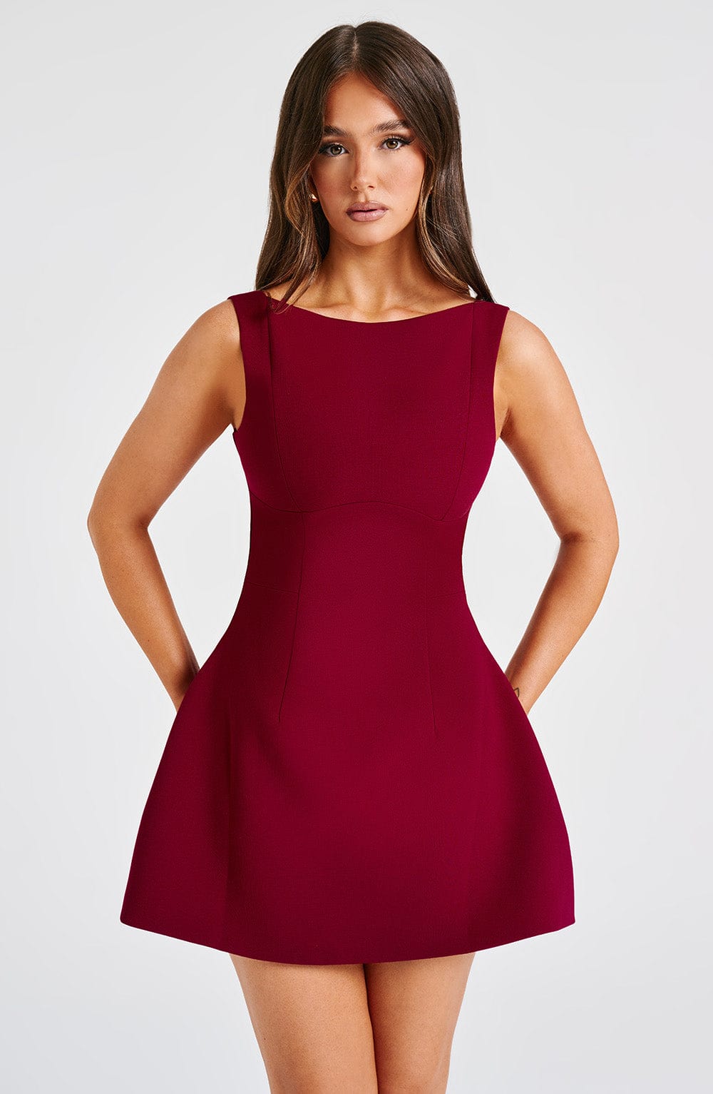 ALANA MINI DRESS - RED