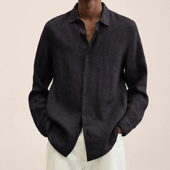 Elegant men's linen shirt - lightness meets versatility