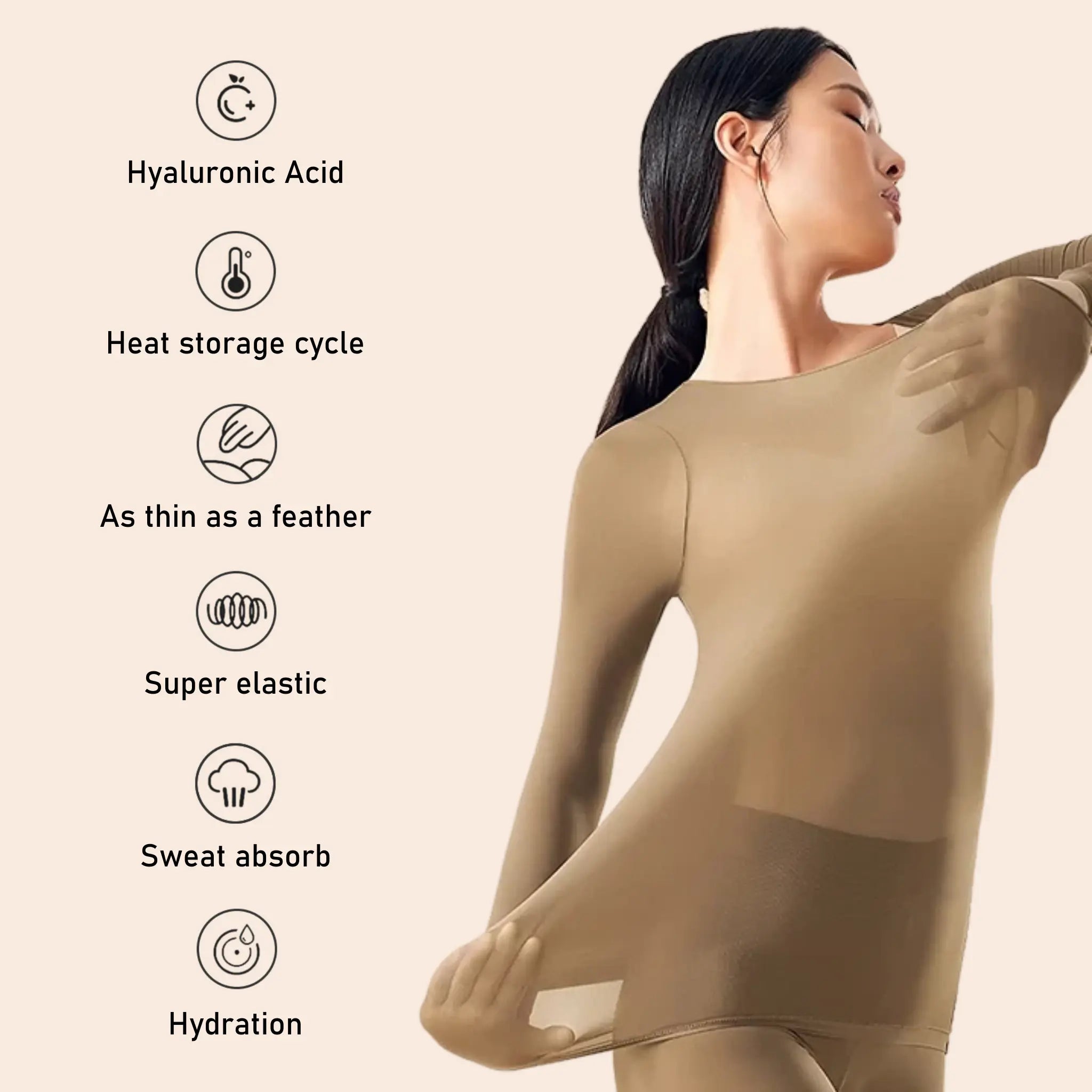 ThermoFlex™ Ultra-thin Hyaluronic Thermal Underwear