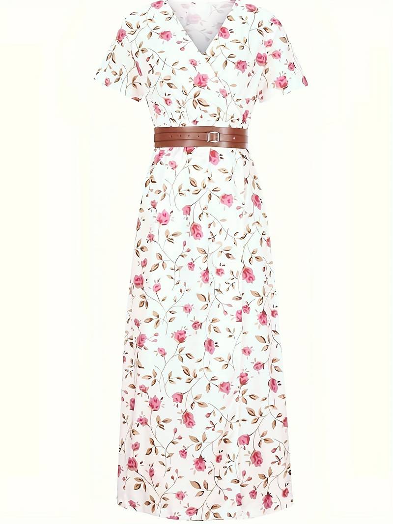 Yessenya - Abstract floral long maxi dress