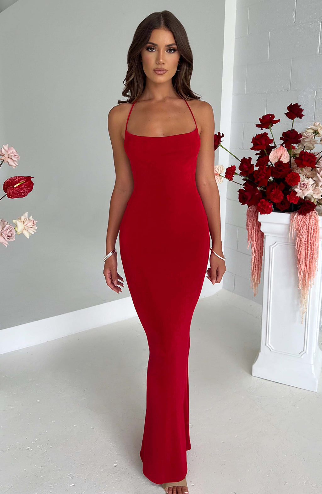 TALISA MAXI DRESS - RED