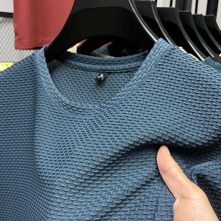 Ferdinando - Breathable round T-shirt made of mesh for the summer