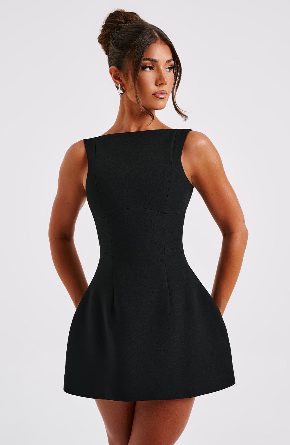 Alana mini dress in black