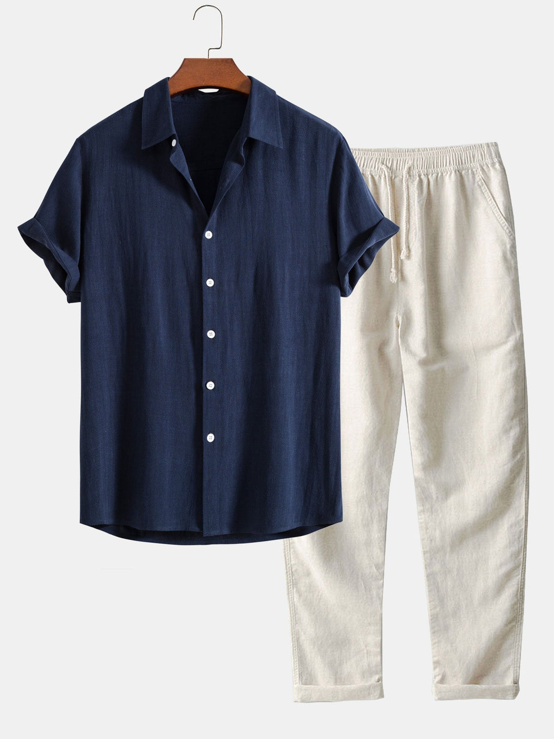 Sergio - Shirt and Pants Linen Set