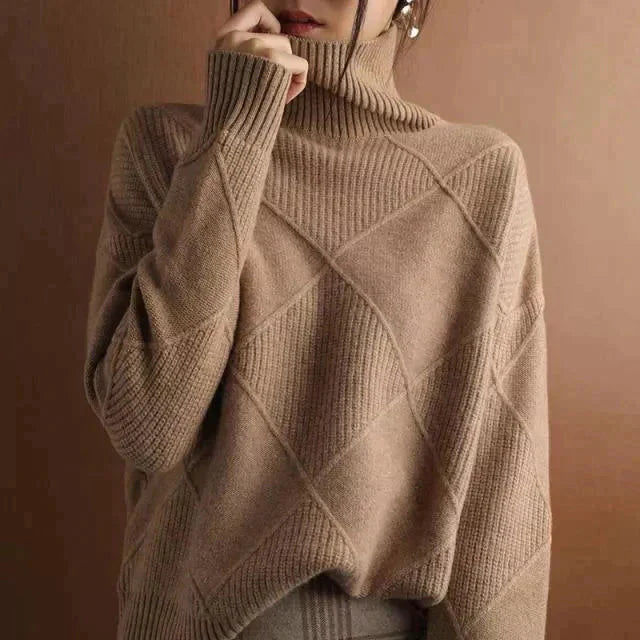 Stylish turtleneck jumper