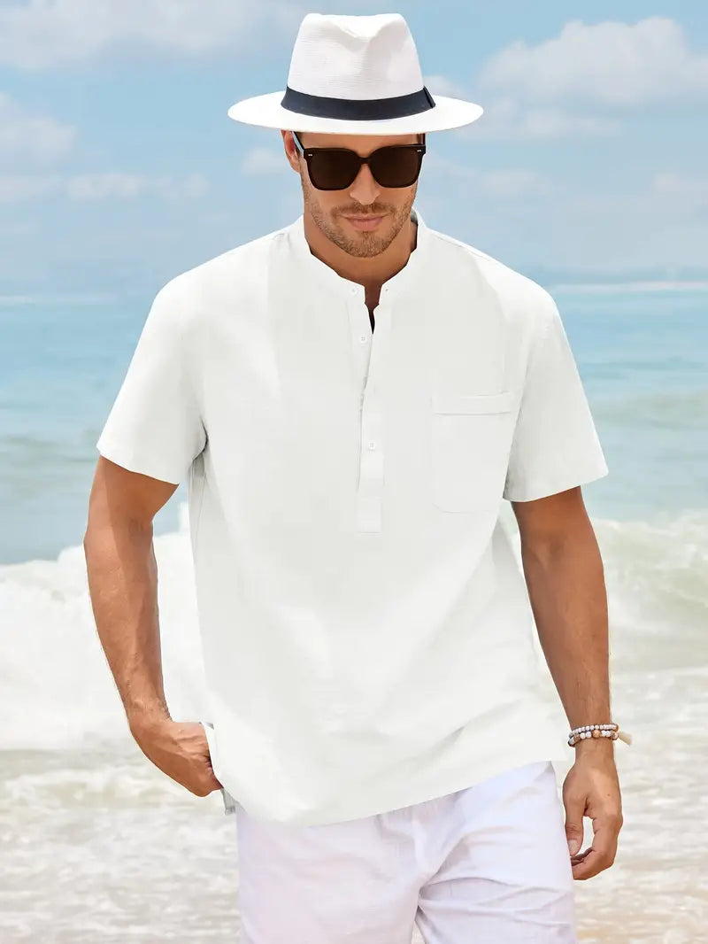 Joe – stylish no-short sleeve shirt for men