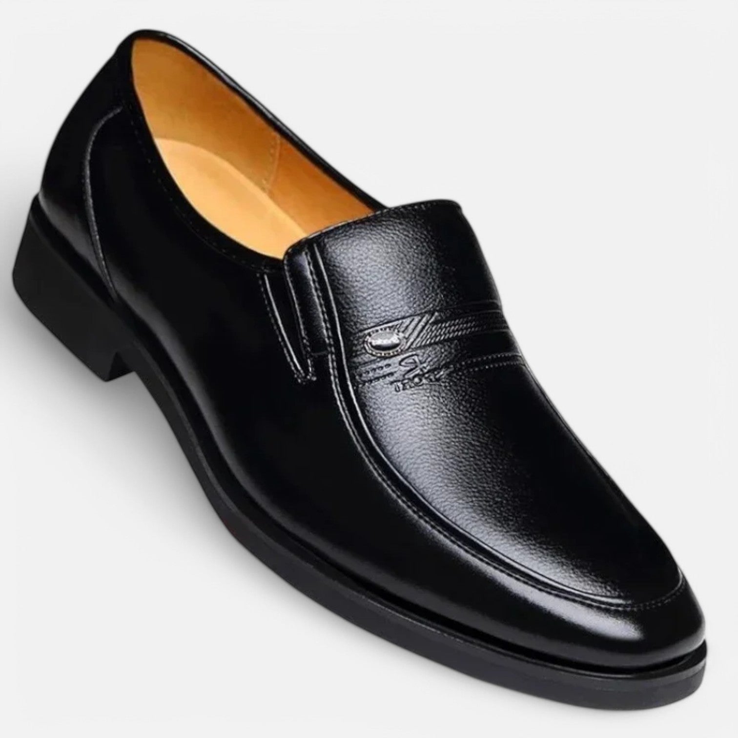 Monacogents | Men's Luxury Leather Loafers – Formal Slip-On Dress Shoes