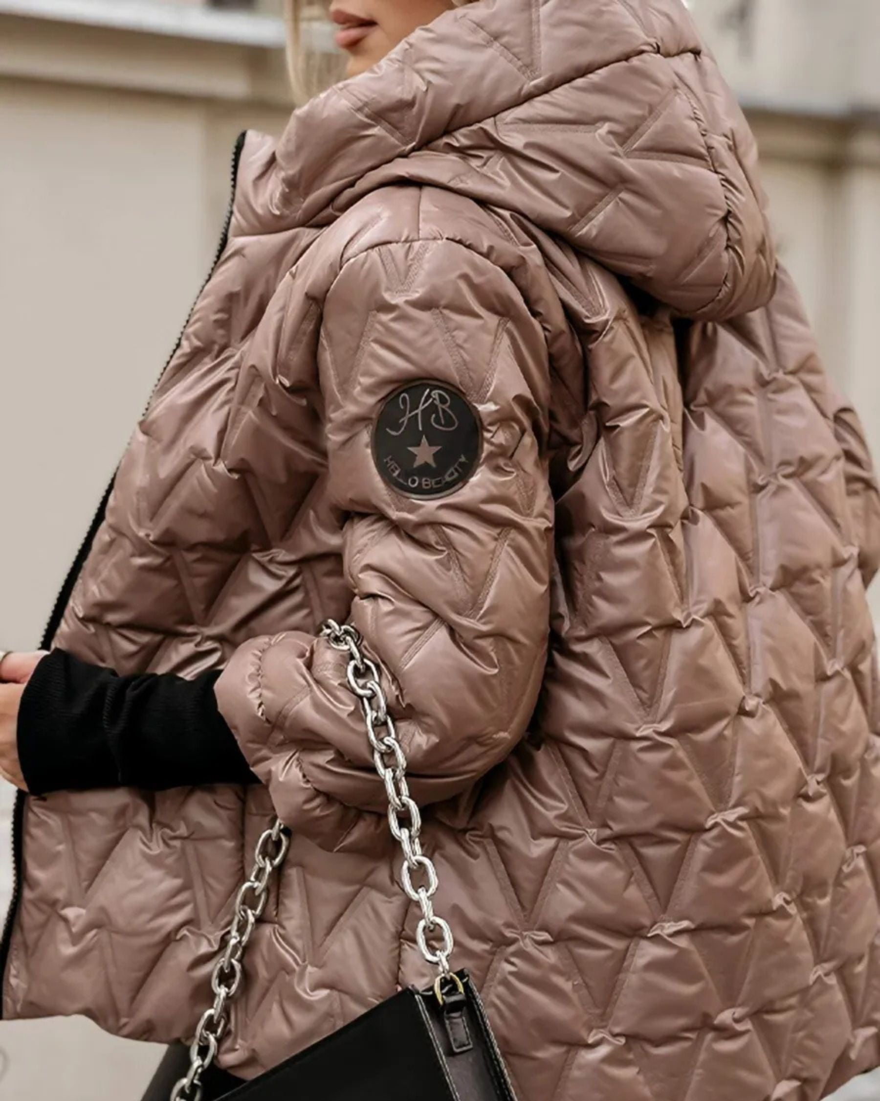 Stylish patchwork jacket for women