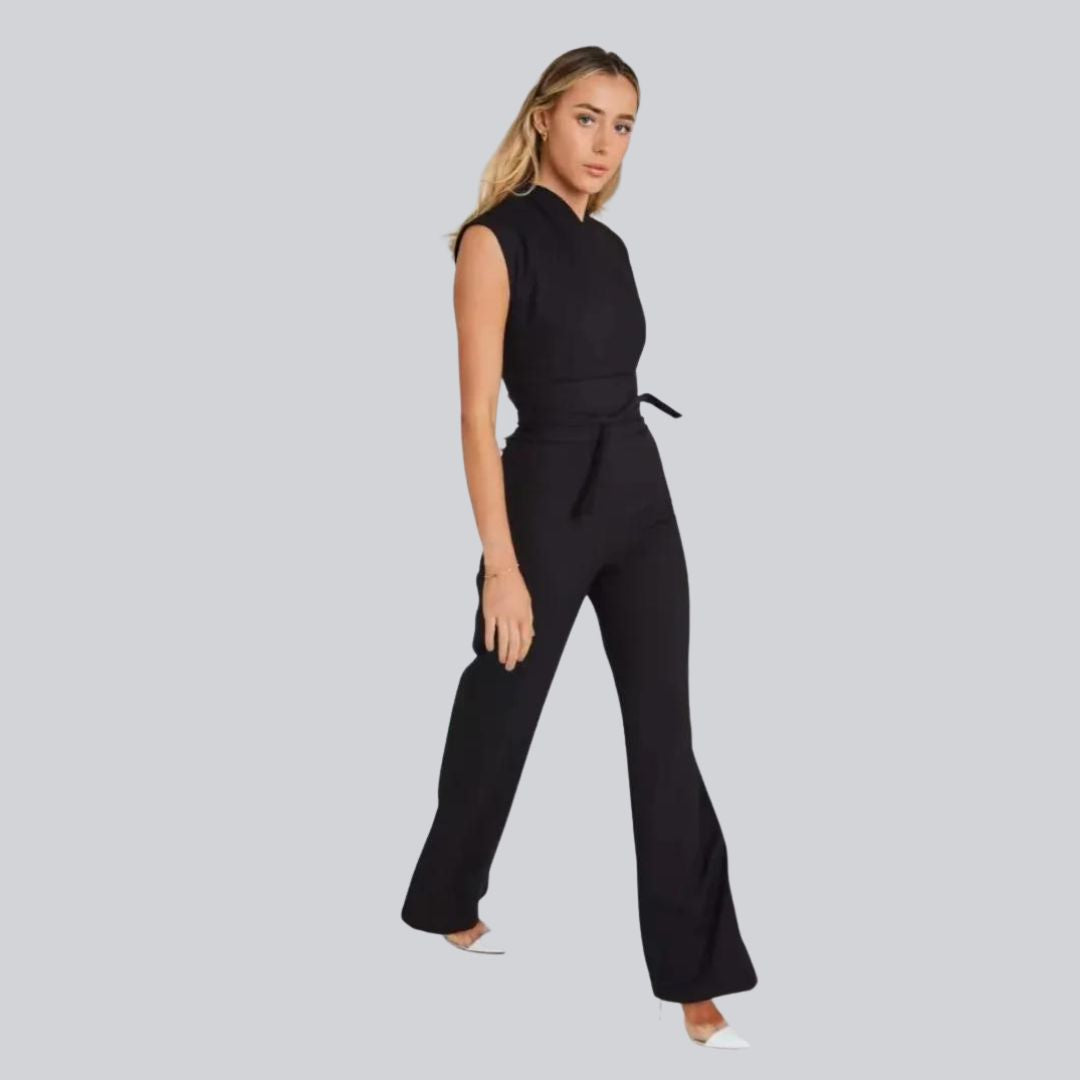 Bianca - Elegant sleeveless jumpsuit with waist cinching