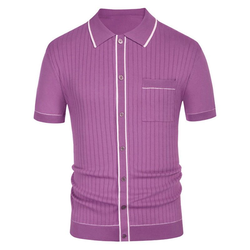 Haraldur - Classic casual knit shirt for men