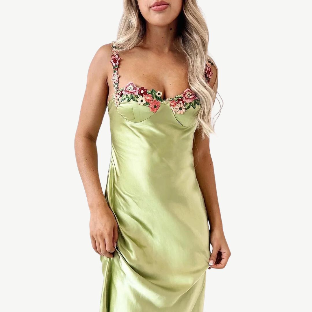 Satin slip dress