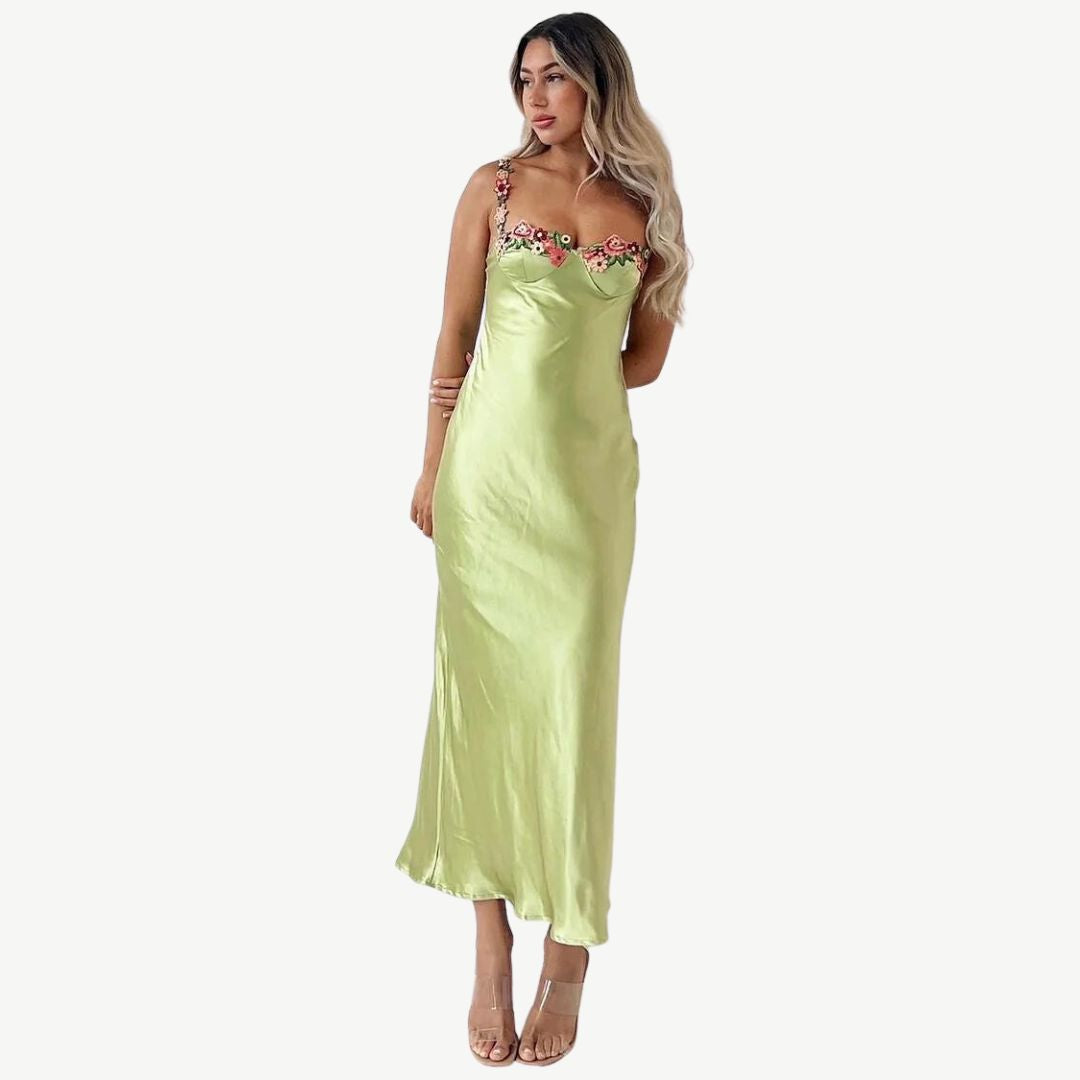 Satin slip dress