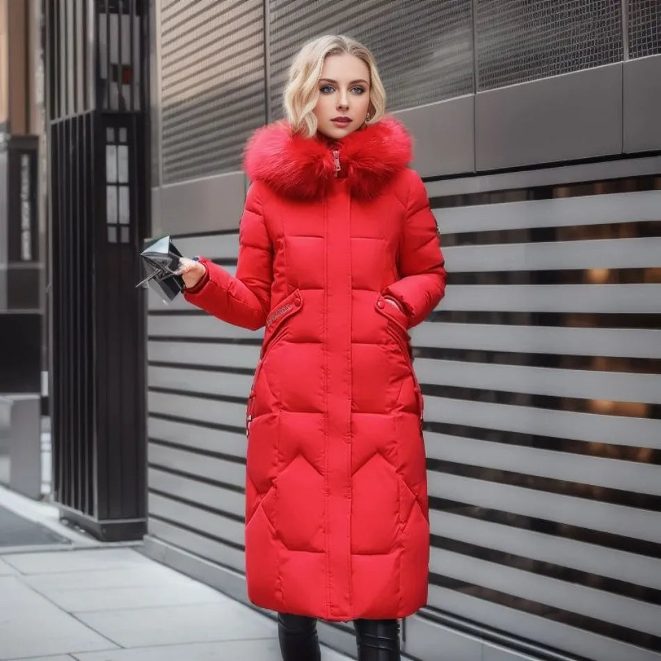 Stylish warm winter coat for women