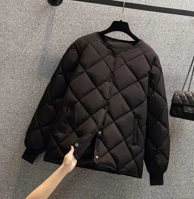 Checked cotton jacket