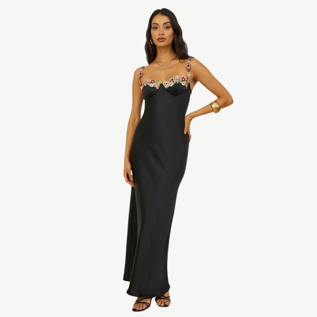 Satin slip dress