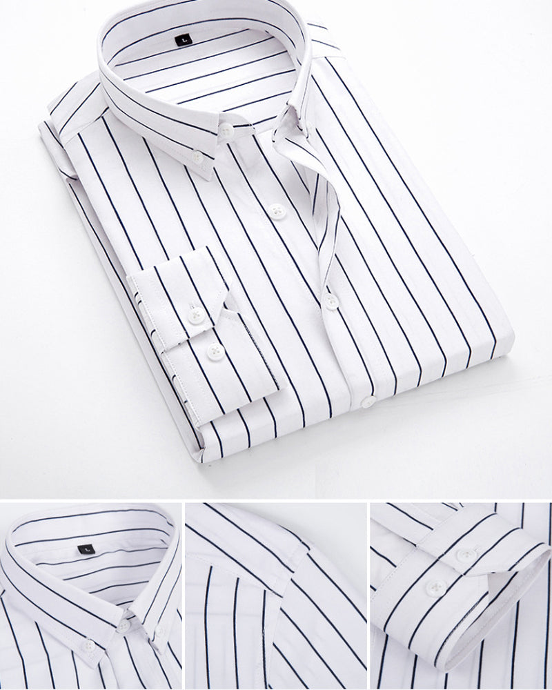 Terrell - Vertical striped shirt