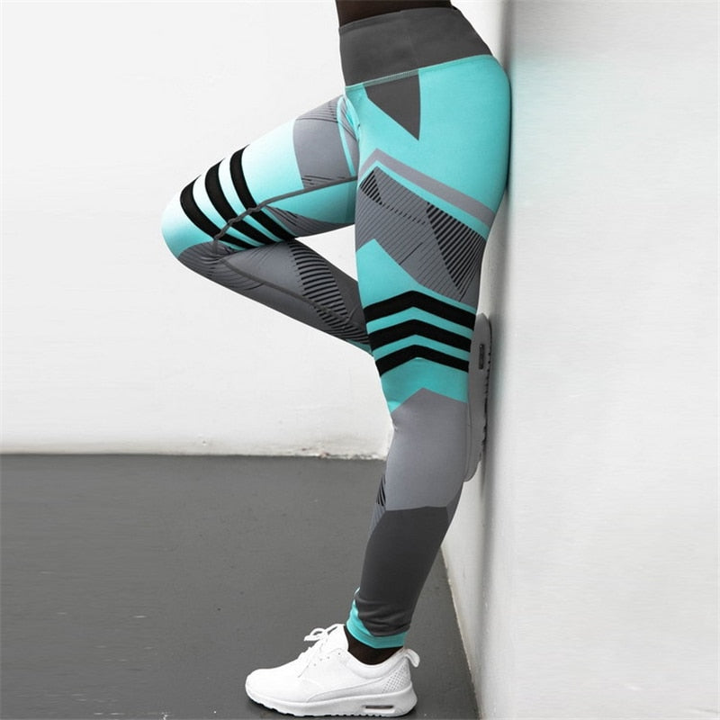 Durable reflective sports yoga trousers