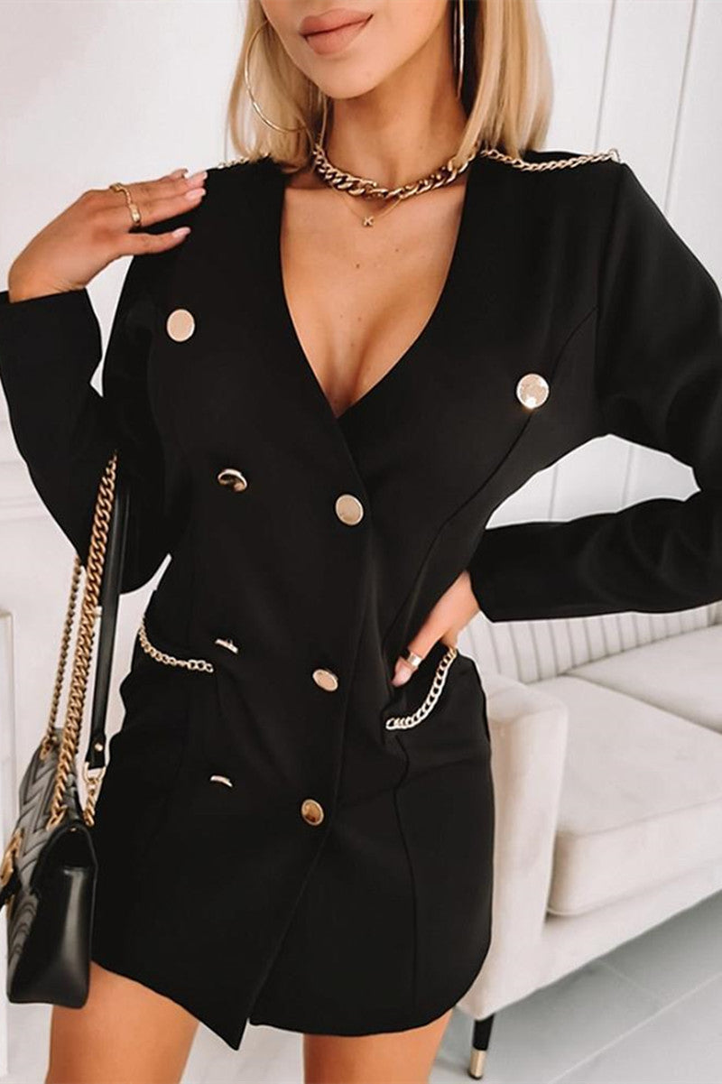 Tasha - casual v-neck long sleeve dresses