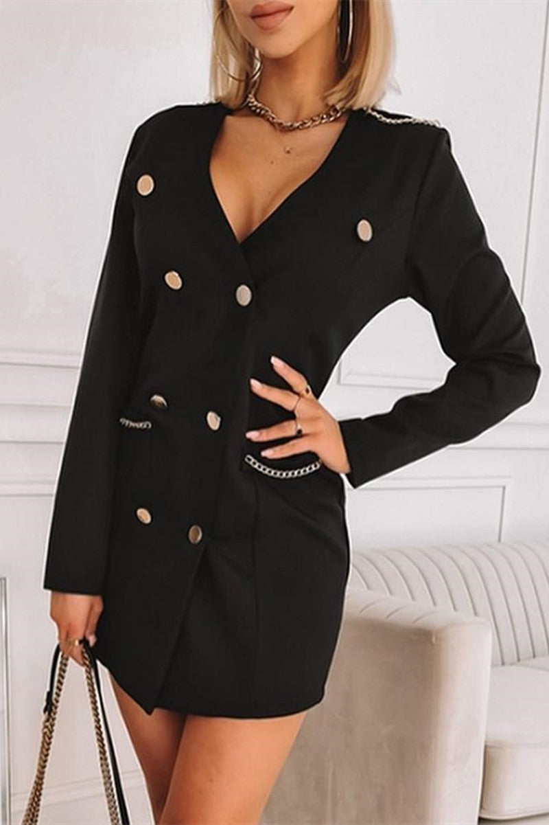 Tasha - casual v-neck long sleeve dresses