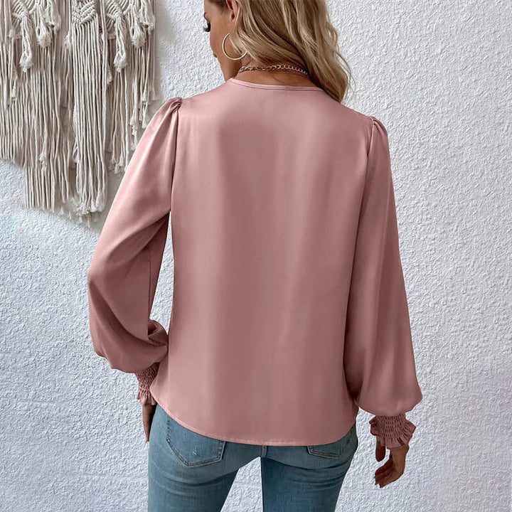 Talia - elegant crossover blouse pullover