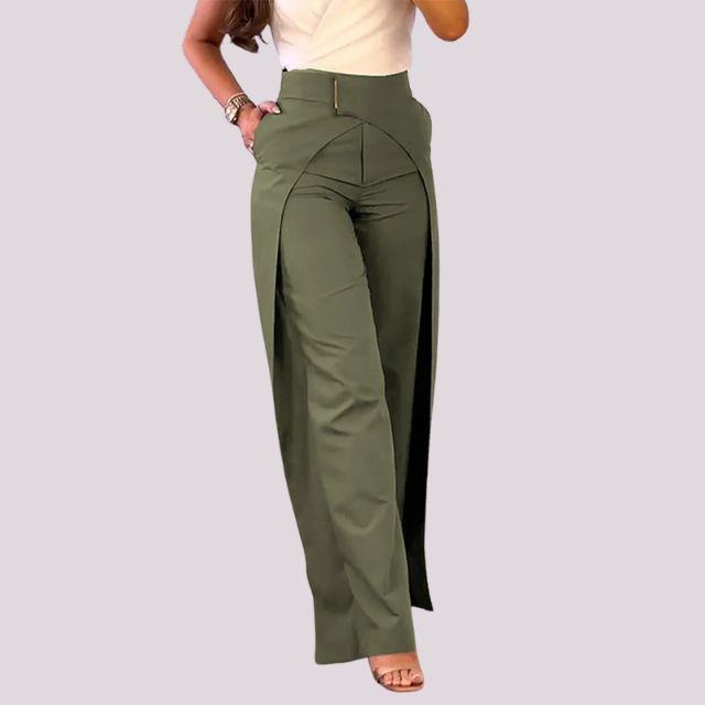 Miranda - High waisted trousers with wide leg