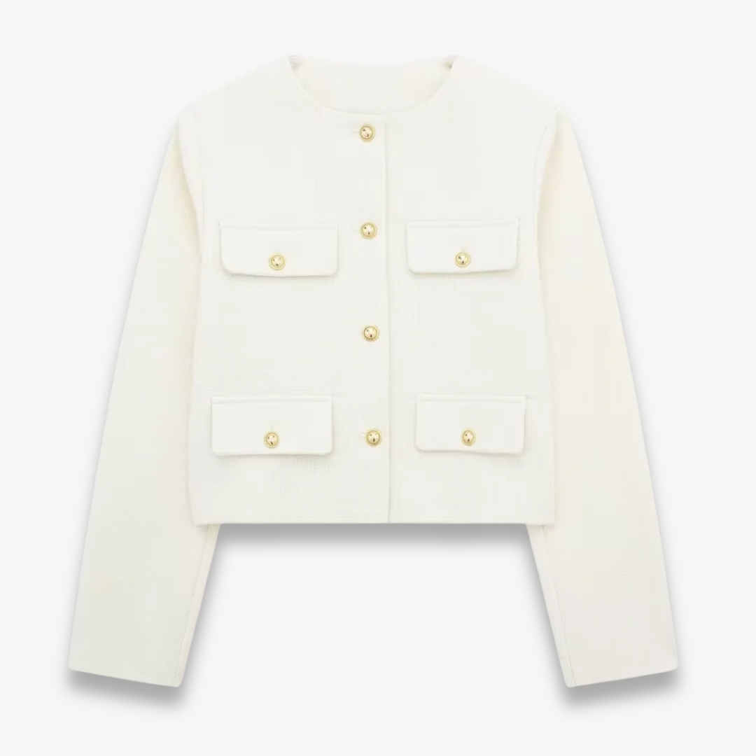 Loravelle | Tailored Pocket Button-Up Jacket