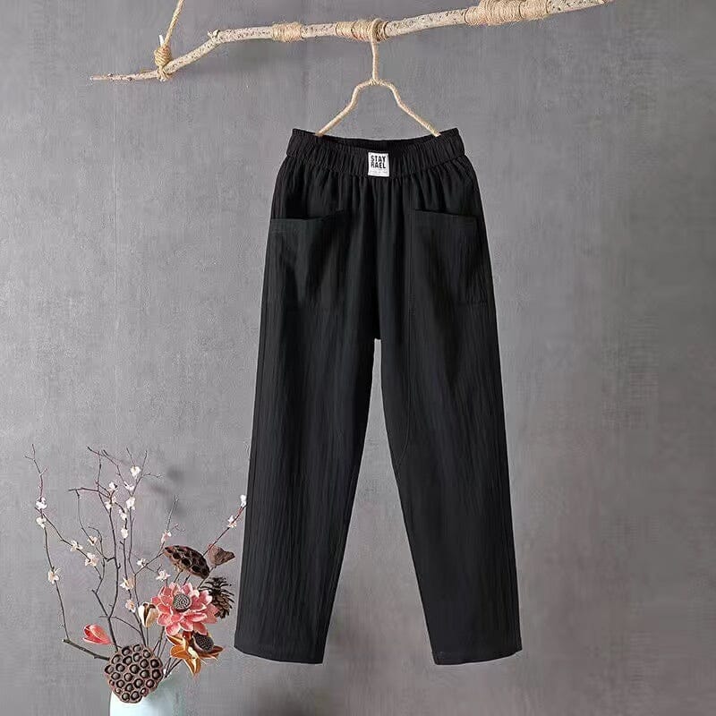 Elena - Comfortable Trousers With Elastic Waistband