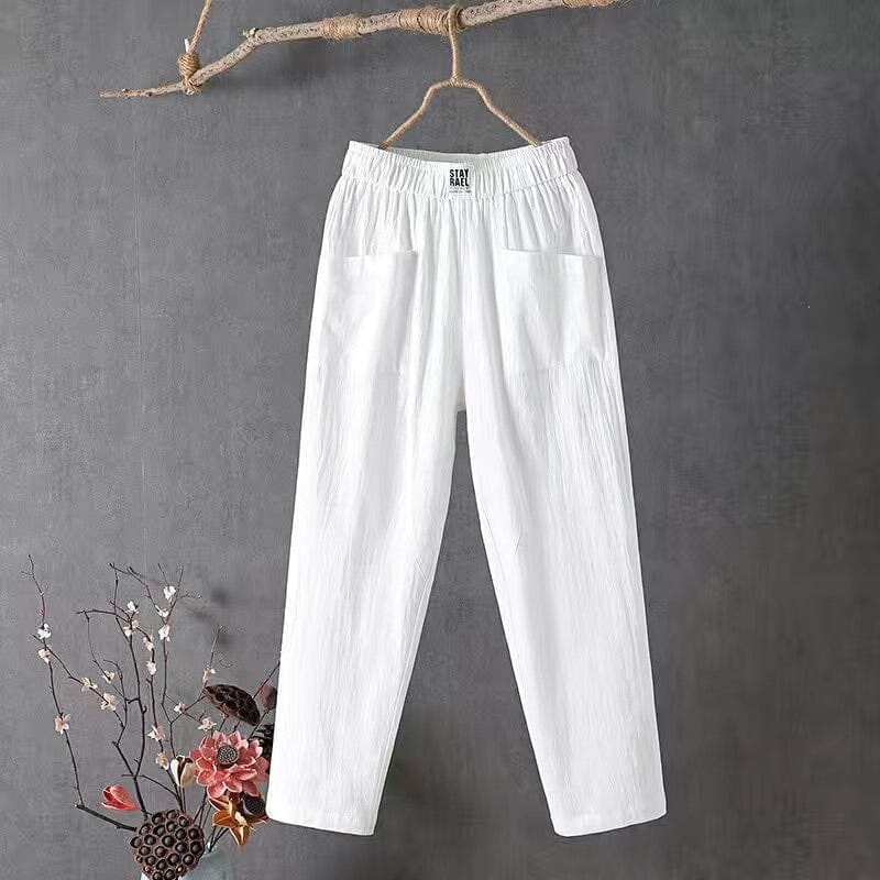 Elena - Comfortable Trousers With Elastic Waistband