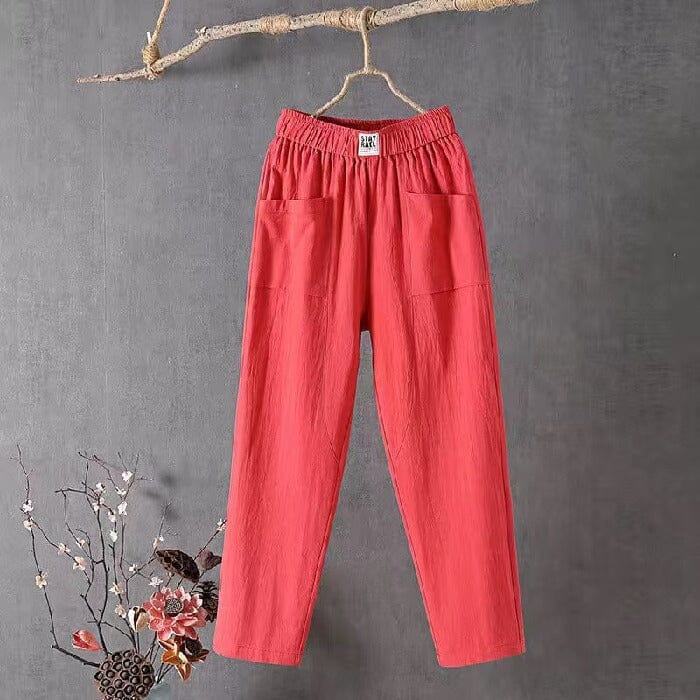 Elena - Comfortable Trousers With Elastic Waistband