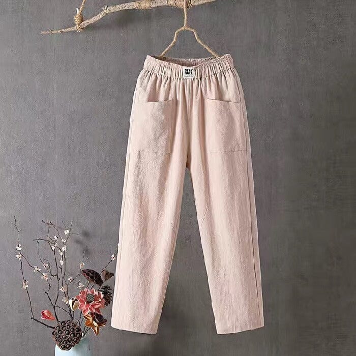 Elena - Comfortable Trousers With Elastic Waistband