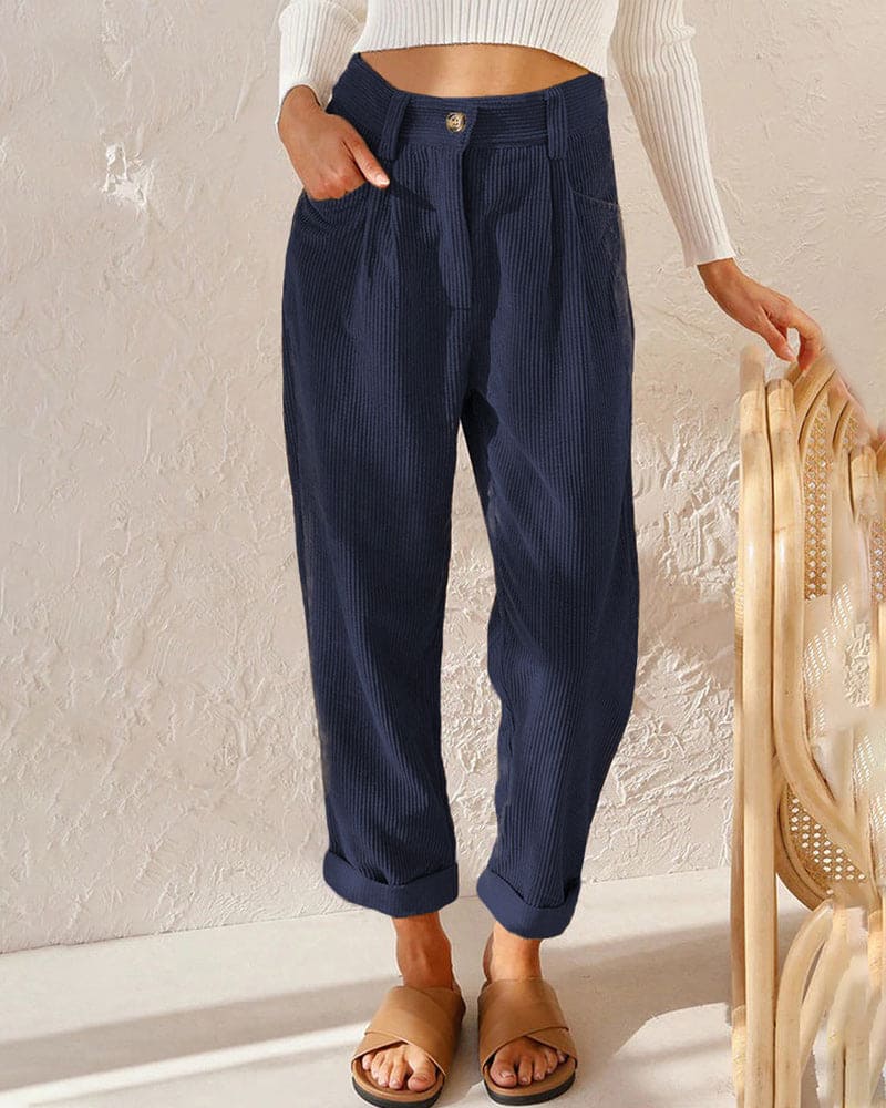 Aletta - Corduroy Trousers For Women