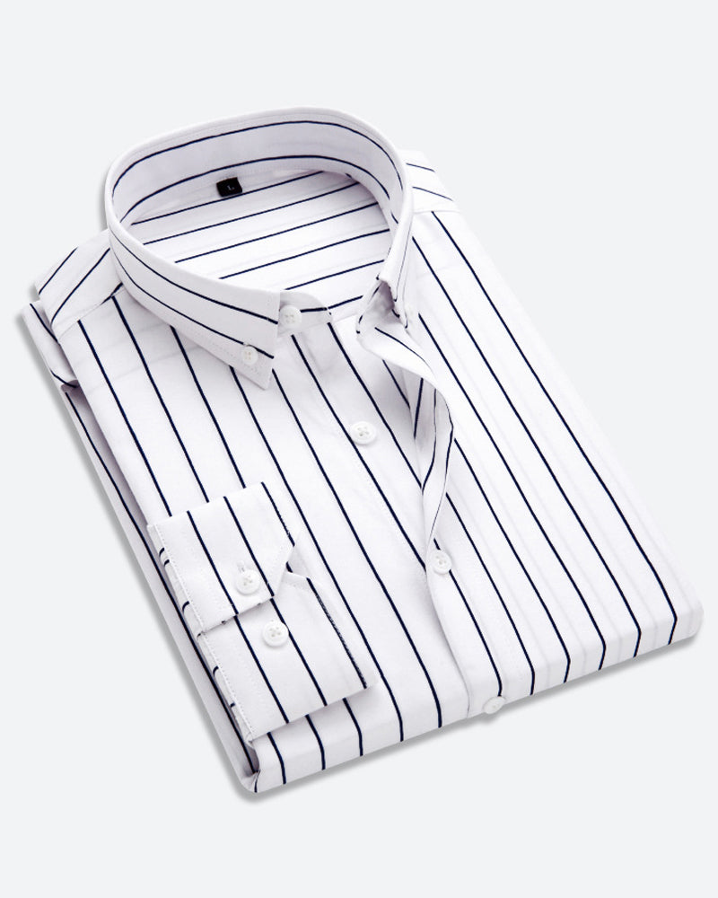 Terrell - Vertical striped shirt