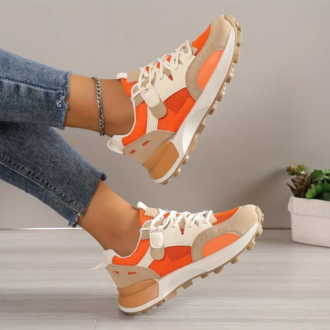 Dee - Orange coloured shoes