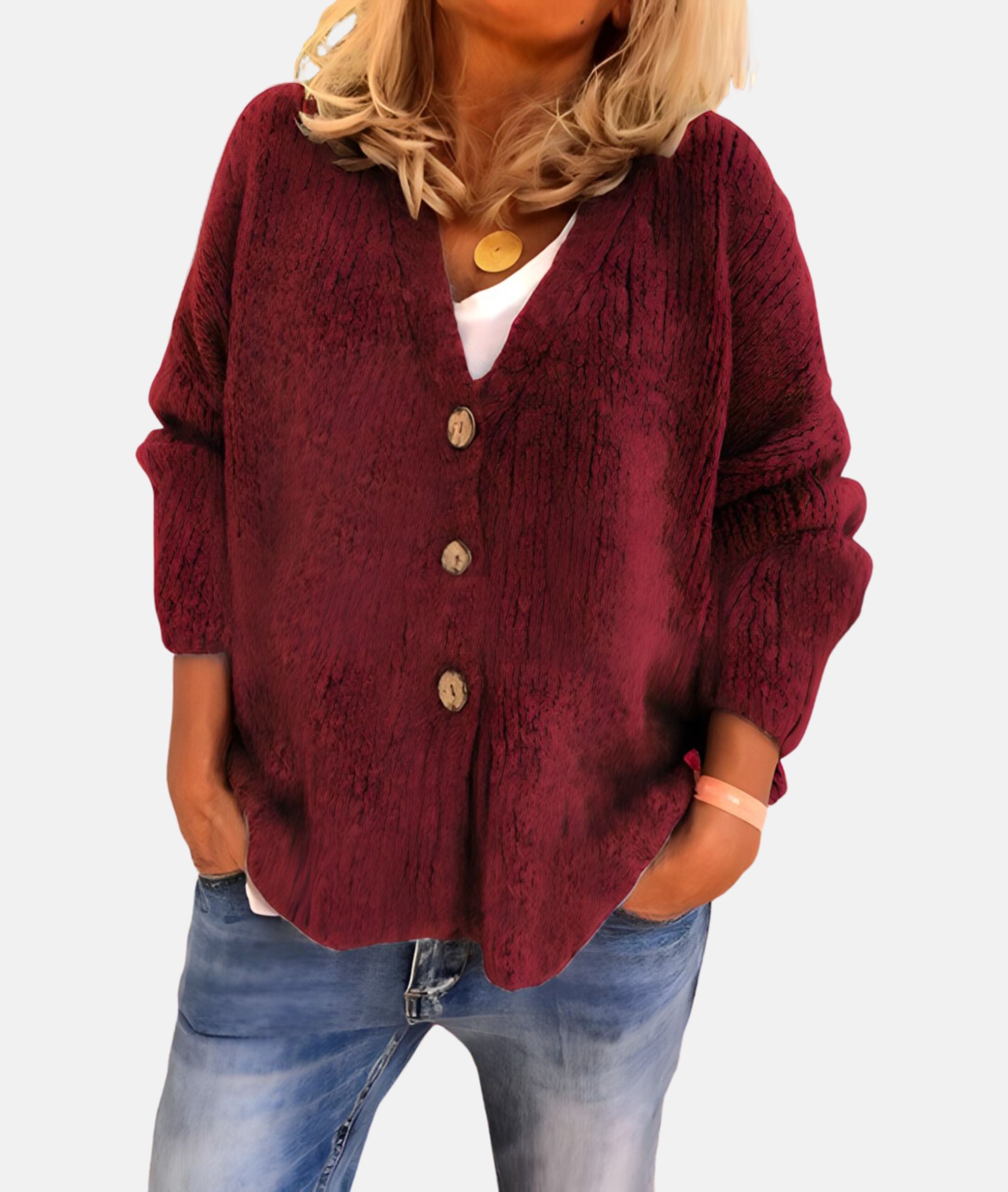 Aiglentina - Cardigan with V-neck