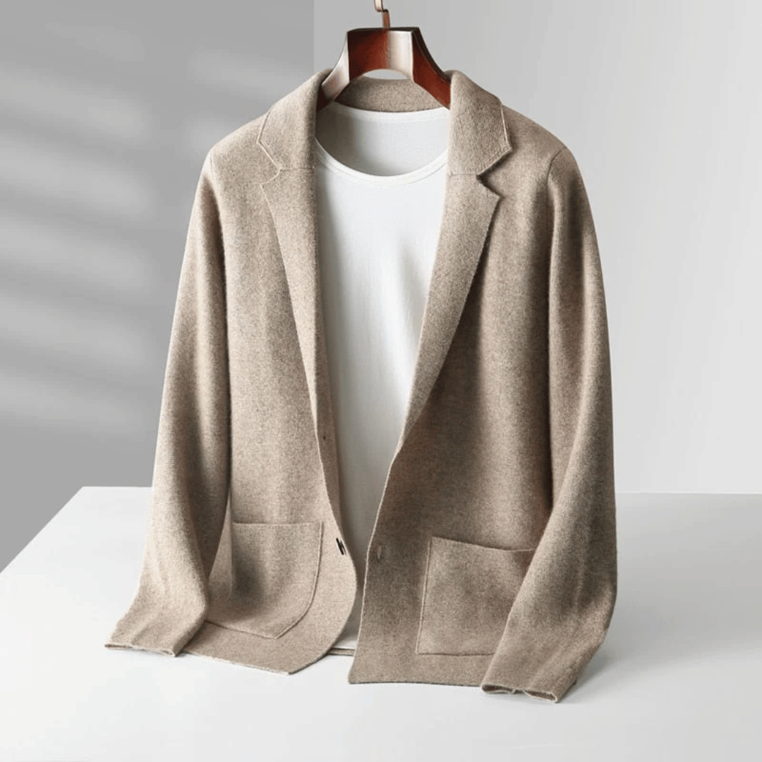 Stephane - Comfortable merino wool cardigan