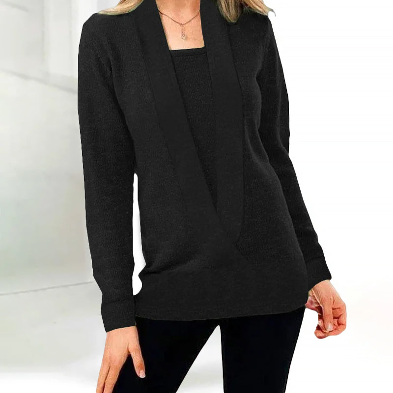 V-neck sweater for women